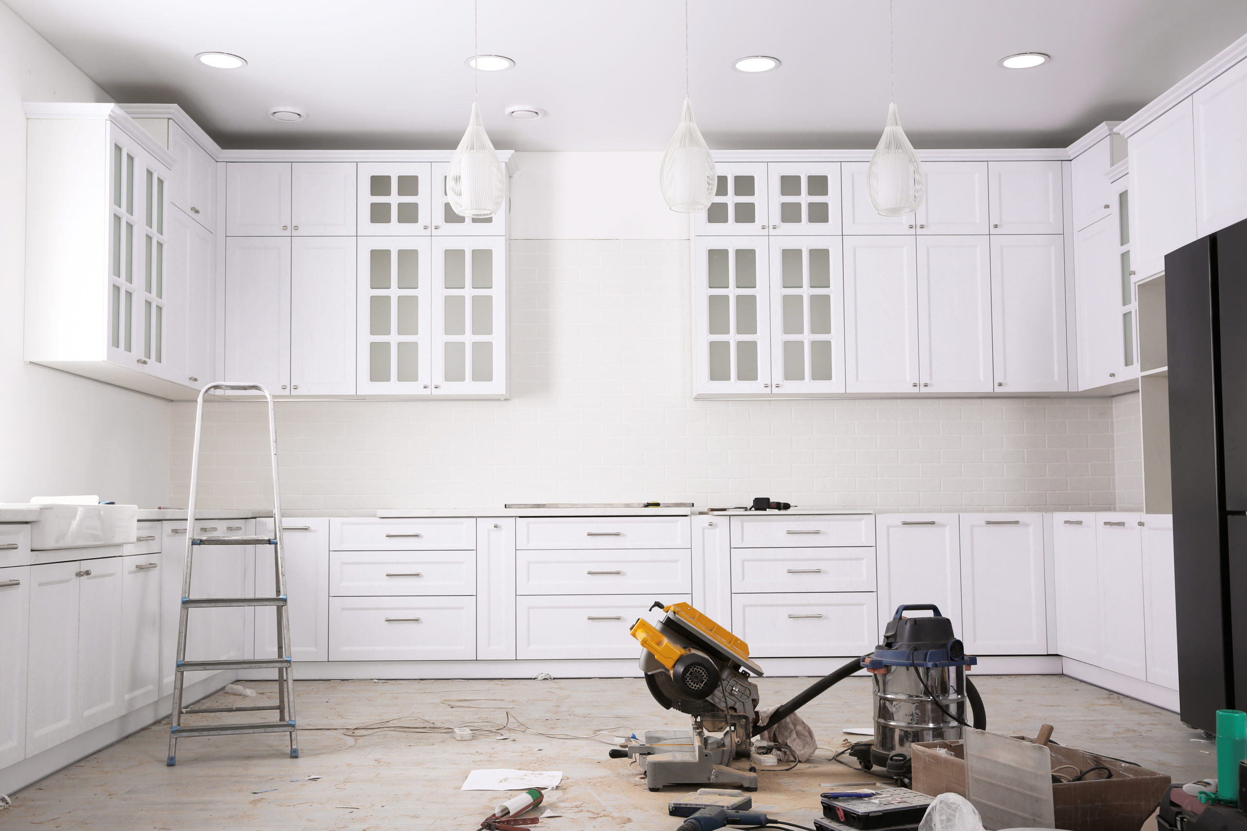 Renovated kitchen interior